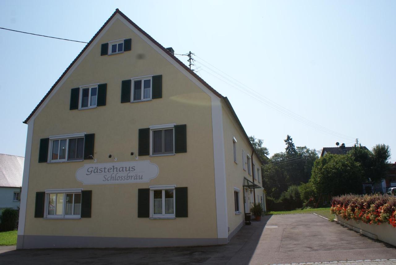Autenrieder Gaestehaus Schlossbraeu Ichenhausen Eksteriør billede